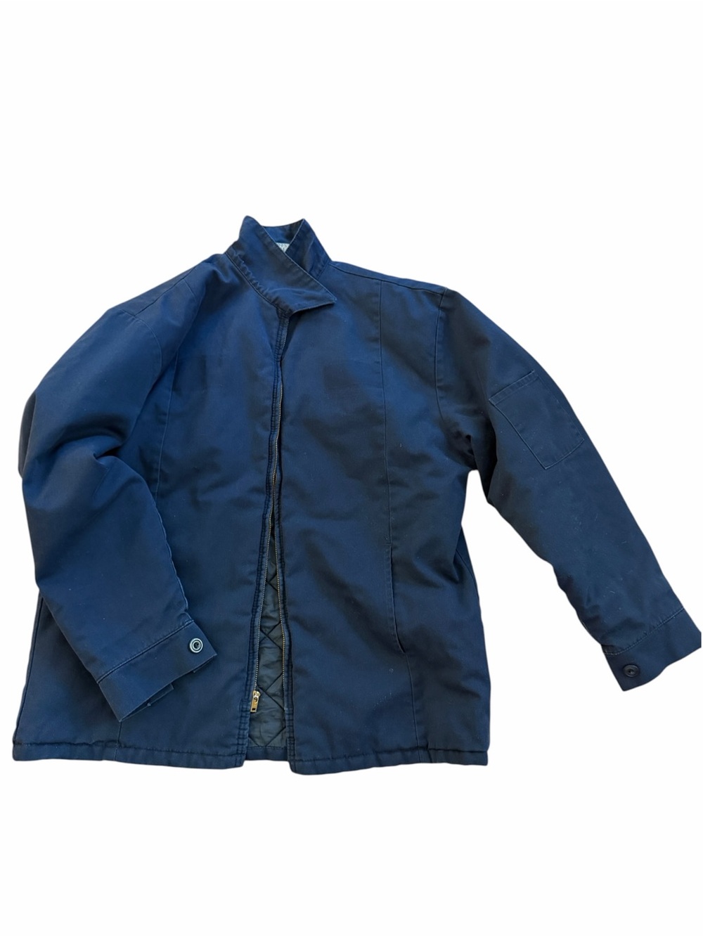 Vintage Men's Navy Work Jacket - Classic Utility Coat